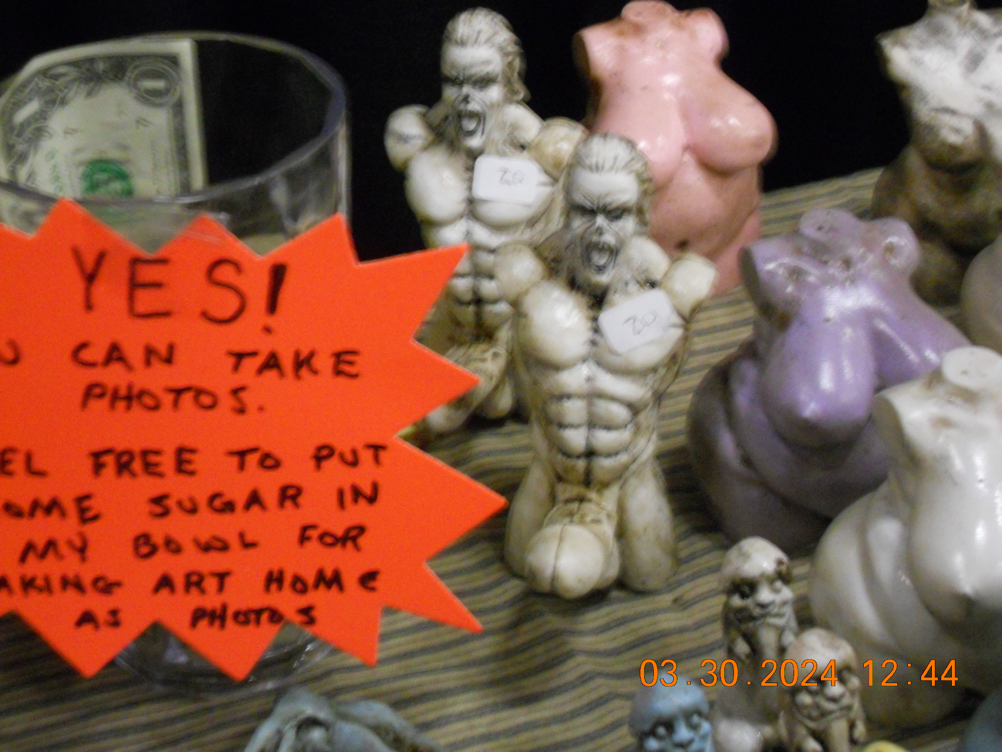 A Big-Penised Ghoul at the Dallas Oddities and Curiosities Expo 3/30/2024 on the NIKON COOLPIX S205